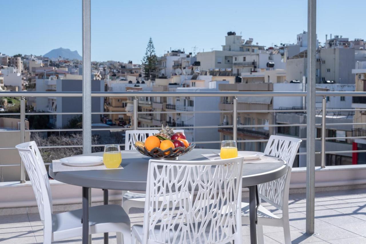 Rooftop Cosy Apartment Perfect Location 伊拉克利翁 外观 照片