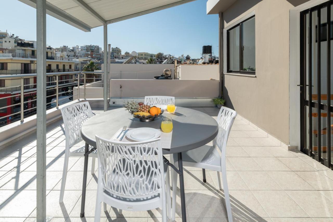 Rooftop Cosy Apartment Perfect Location 伊拉克利翁 外观 照片